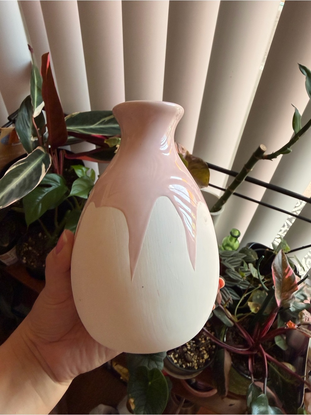 Isaac Mizrahi XO Siena Pink & White Ceramic Vase -Small
Home Decor Accent Piece